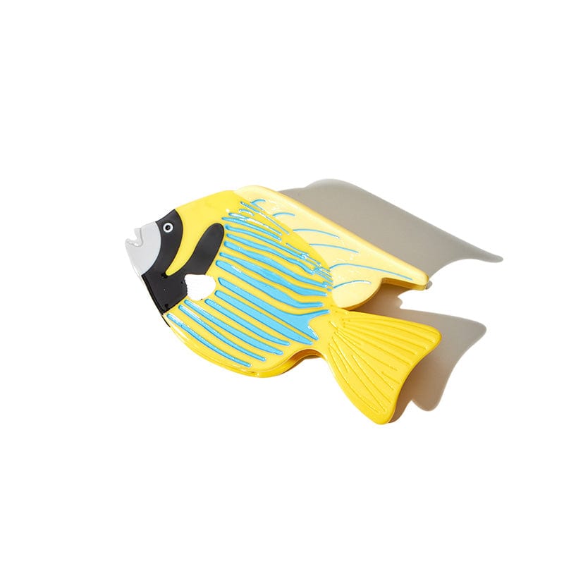 Jumbo Yellow Fish Hair Claw丨NueShiny