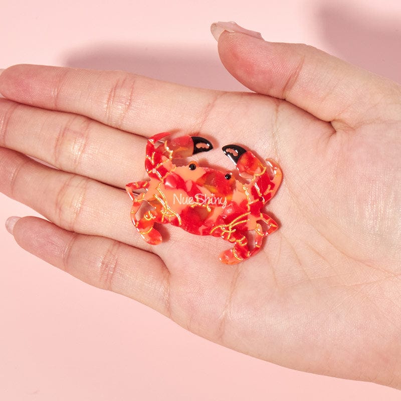 Mini Red Crab Side Clip | NueShiny
