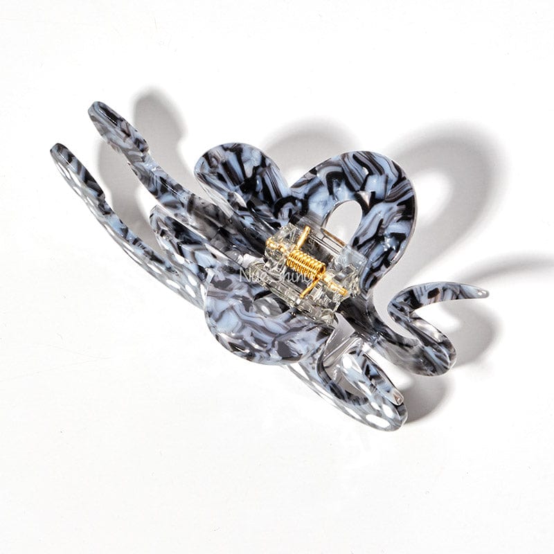 Large  Cartoon Cute Black Snake Hair Claw Clips | NueShiny