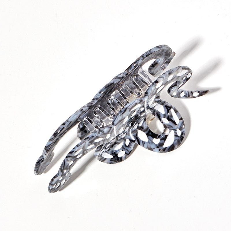 Large  Cartoon Cute Black Snake Hair Claw Clips | NueShiny