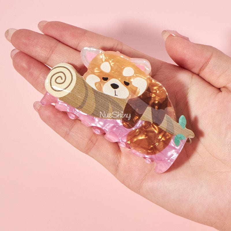 Medium  Raccoon B Hair Claw | NueShiny