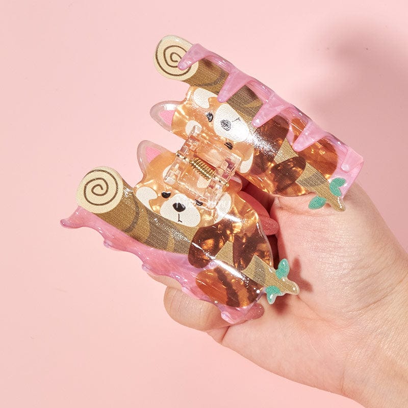 Medium  Raccoon B Hair Claw | NueShiny