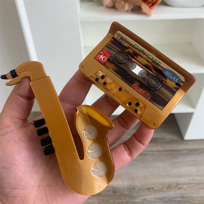 Small Video Tape Hair Claw | NueShiny&BubblesClub