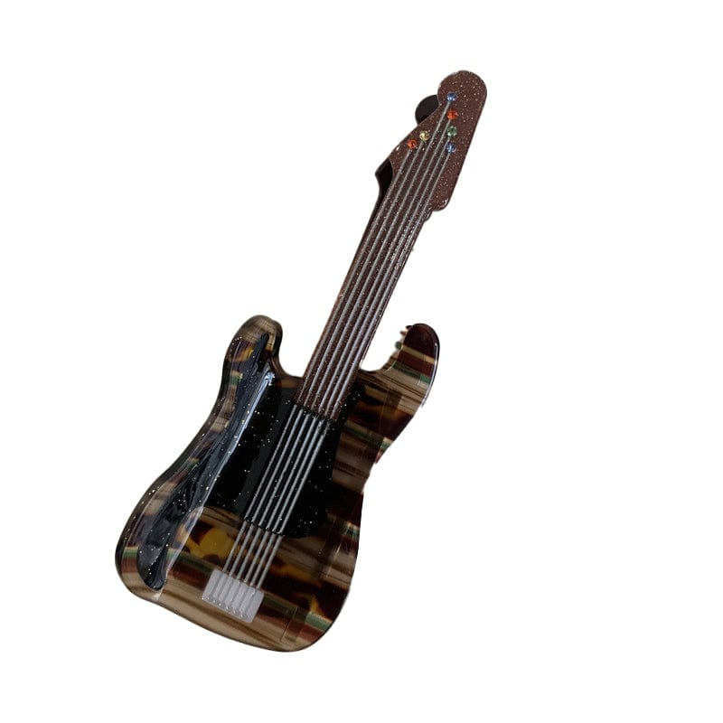 Jumbo Mosaic Guitar Hair Claw | NueShiny&BubblesClub