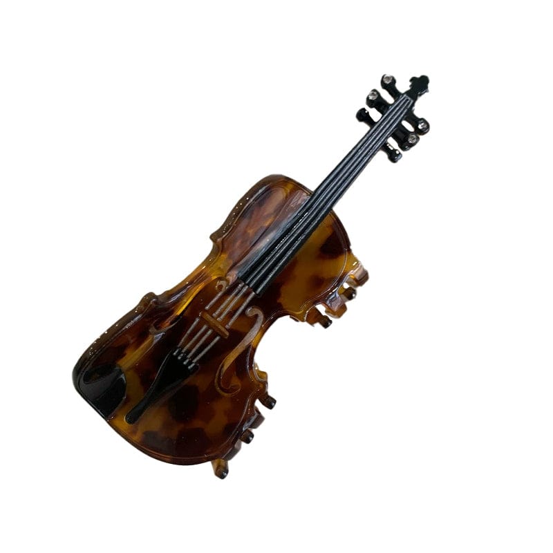 Large  Leopard Violin Hair Claw | NueShiny&BubblesClub