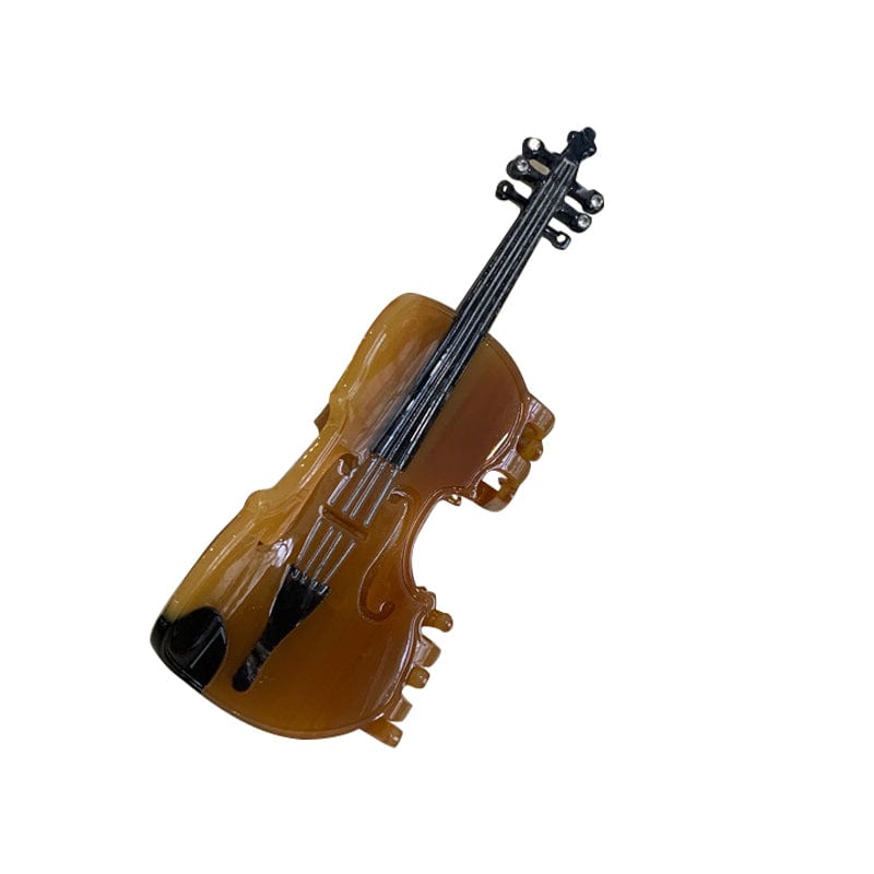 Large  Caramel Violin Hair Claw | NueShiny&BubblesClub
