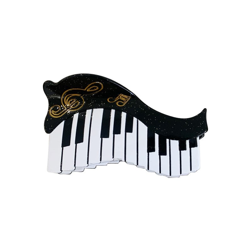 Medium Small Piano Hair Claw | NueShiny&BubblesClub