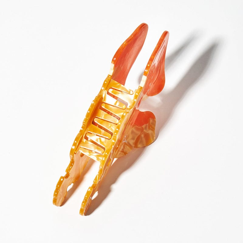 Medium Coral Jellyfish Orange Hair Claw | NueShiny