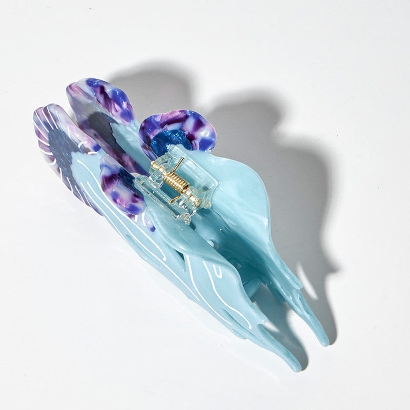 Large Mother And Child Jellyfish Blue Hair Claw | NueShiny