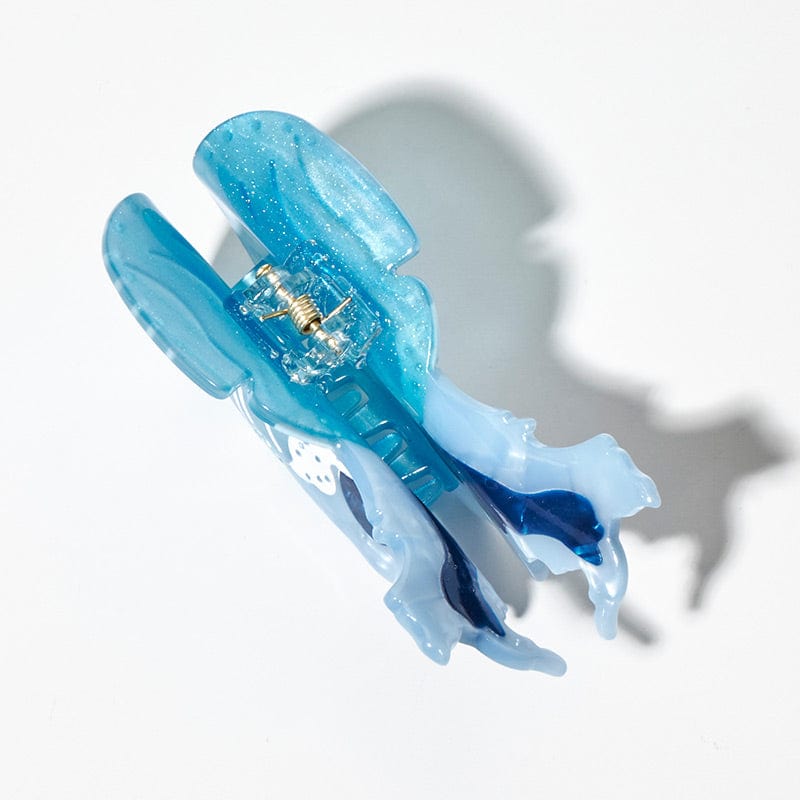 Medium Floating Jellyfish Blue Hair Claw | NueShiny