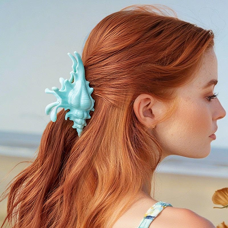 Mint Sea Salt Conch Hair Claw Clips| NueShiny&BurningMoon