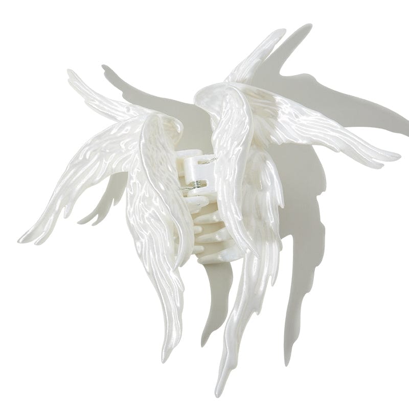Silky White Rebel Angel Hair Claw Clips| NueShiny&BurningMoon