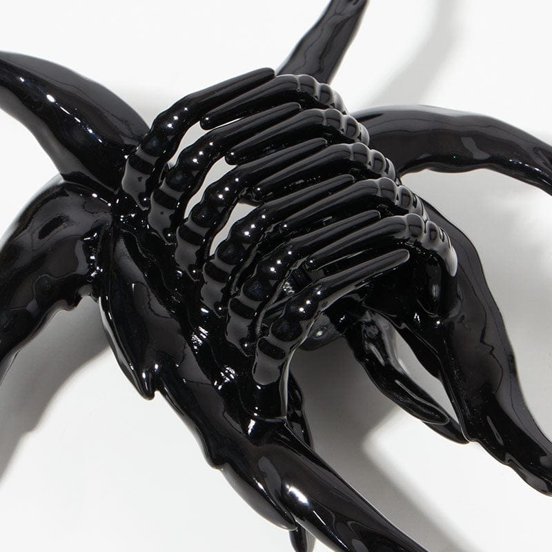 Shiny Black Angel Hair Claw Clips | NueShiny&BurningMoon