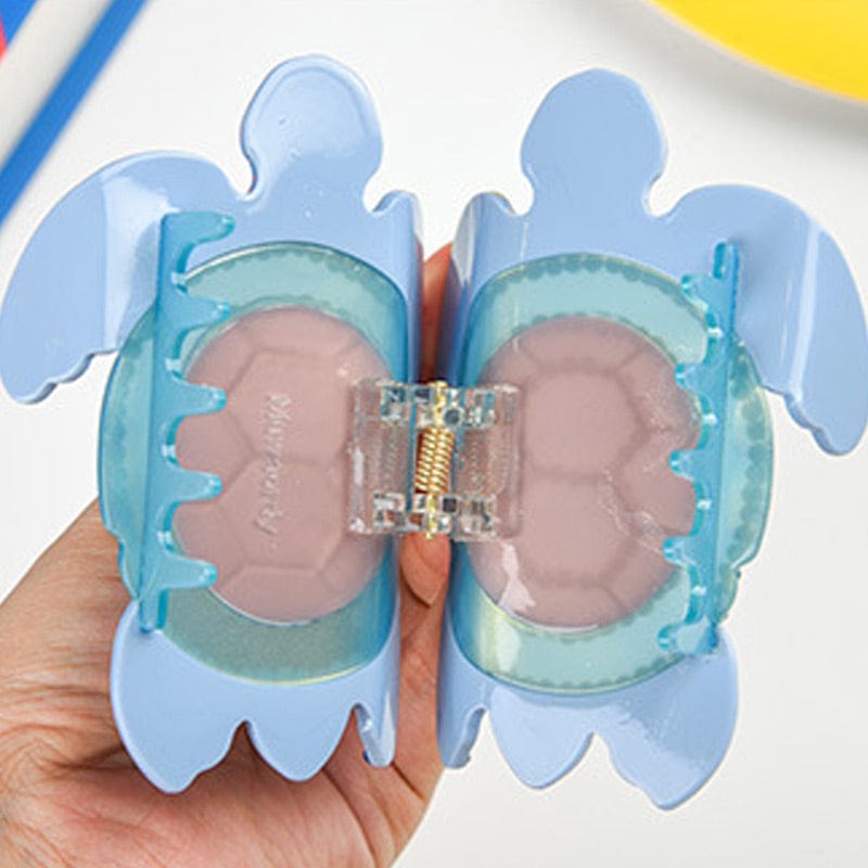 Medium Cartoon Blue Turtle Hair Claw | NueShiny