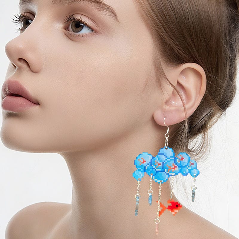 Goldfish Bubble Earrings丨NueShiny