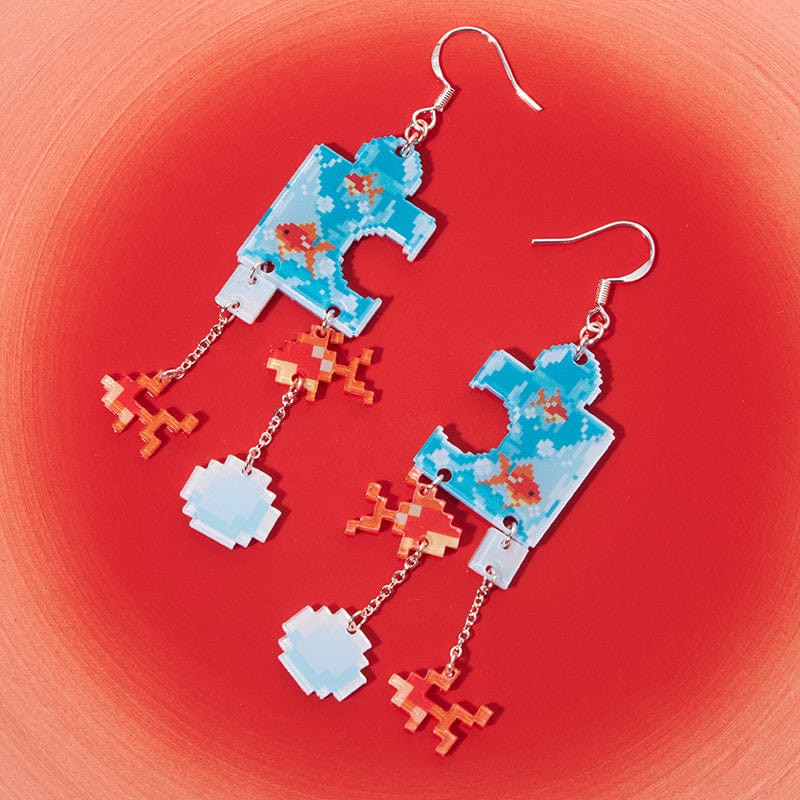 Goldfish Puzzle Earrings 丨NueShiny