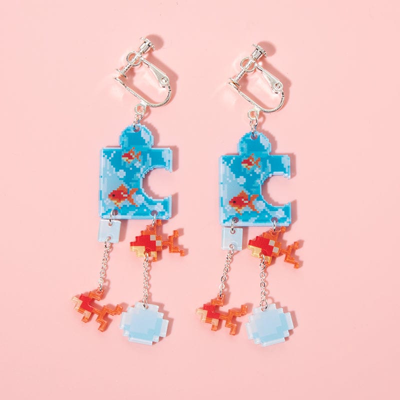 Goldfish Puzzle Earrings 丨NueShiny