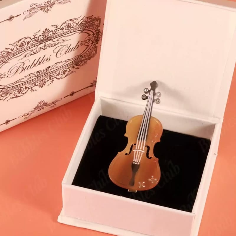 Small Sunset Violin Hair Clip | NueShiny&BubblesClub