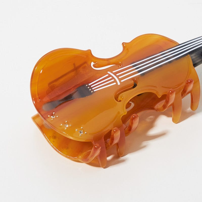 Medium Sunset Violin Hair Claw Clips| NueShiny&BubblesClub