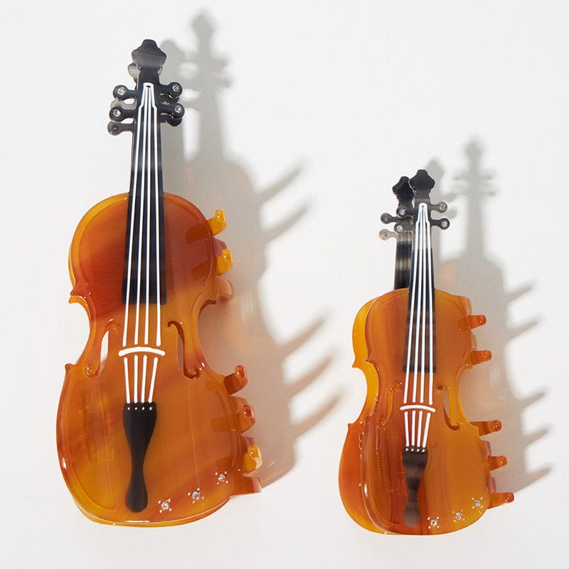 Sunset Violin Hair Claw Clips Gift Set | NueShiny&BubblesClub