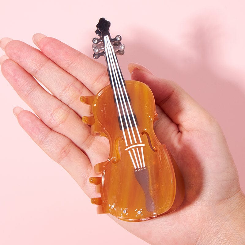 Sunset Violin Hair Claw Clips Gift Set | NueShiny&BubblesClub