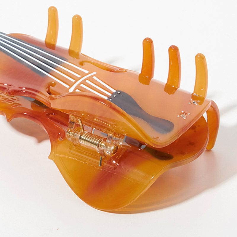 Large Sunset Violin Hair Claw Clips| NueShiny&BubblesClub