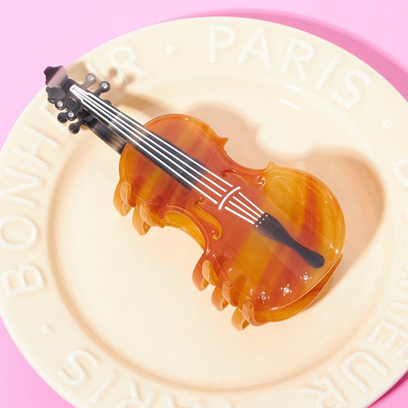 Large Sunset Violin Hair Claw Clips| NueShiny&BubblesClub