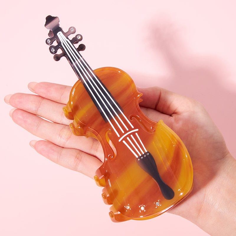 Sunset Violin Hair Claw Clips Gift Set | NueShiny&BubblesClub