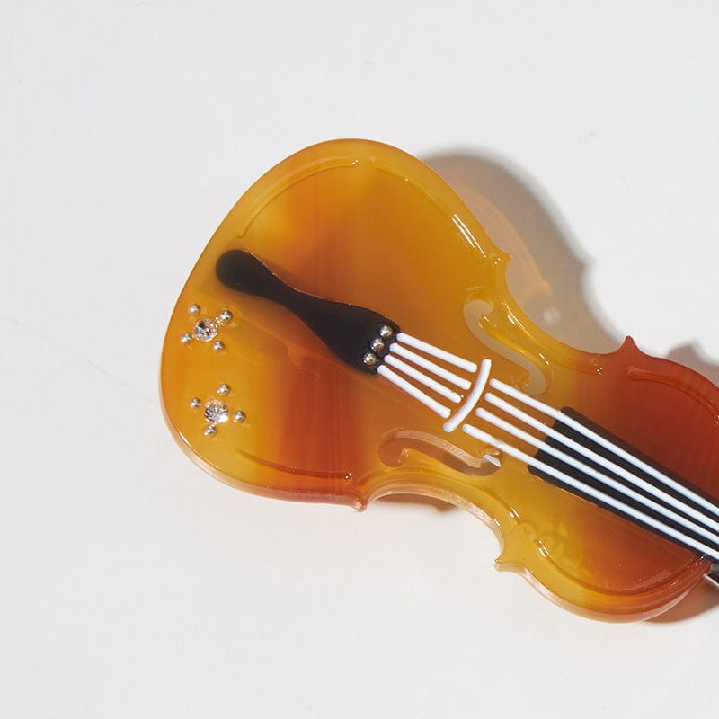 Small Sunset Violin Hair Clip | NueShiny&BubblesClub