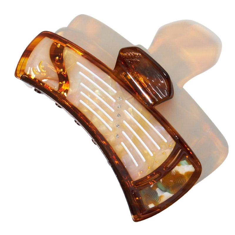 Large Amber Crane – Zither Hair Claw Clips| NueShiny&BubblesClub