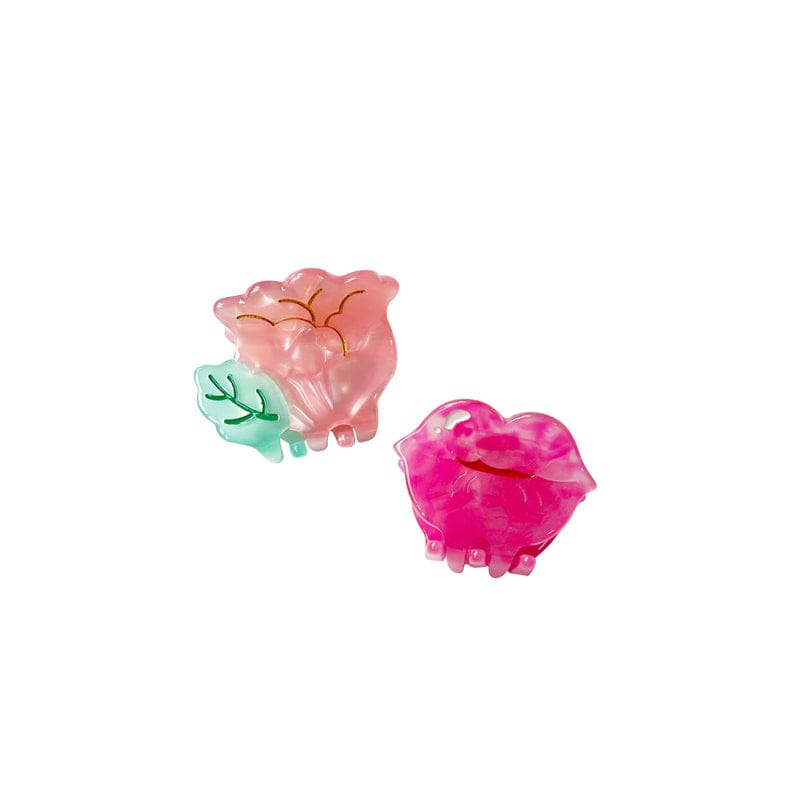 Rose & Lip Hair Clip Set | NueShiny & CLOUDY YUJIE