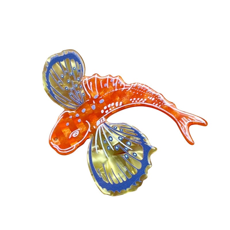 Small Spiny Red Gurnard Hair Clip | NueShiny & IZZIEASY