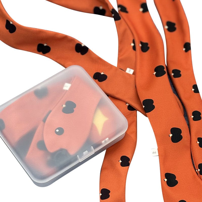 Orange Apple Snake Crossbody Phone Strap | NueShiny & PIPIZU