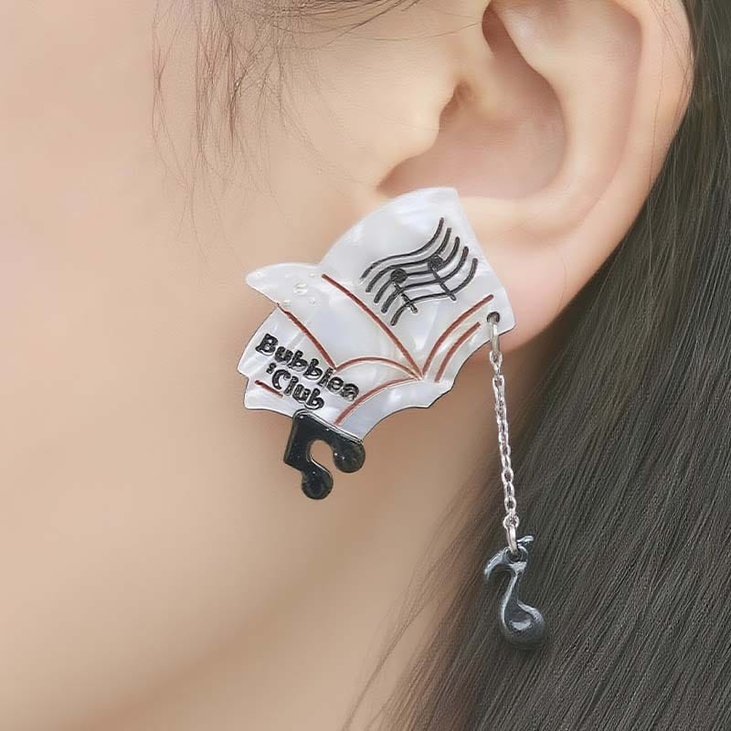 Miniature Score Earrings  | NueShiny & BubblesClub