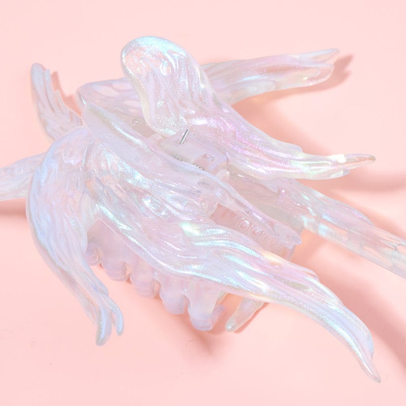 Iridescent Transparent Angel Hair Claw Clips | NueShiny&BurningMoon