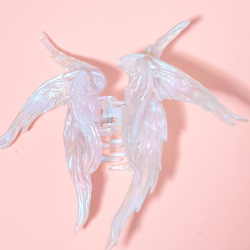 Iridescent Transparent Angel Hair Claw Clips | NueShiny&BurningMoon