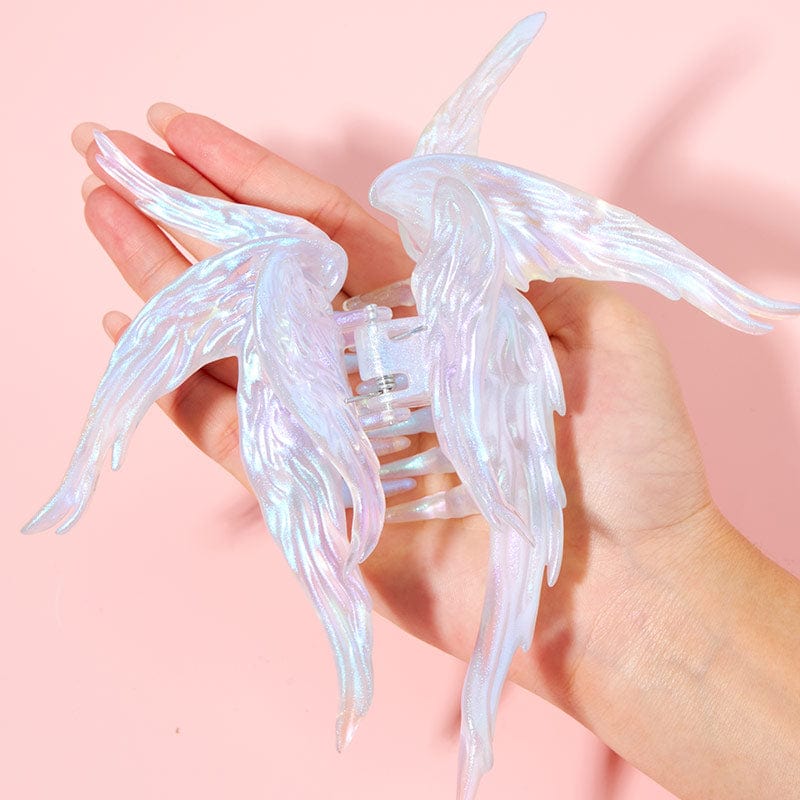 Iridescent Transparent Angel Hair Claw Clips | NueShiny&BurningMoon