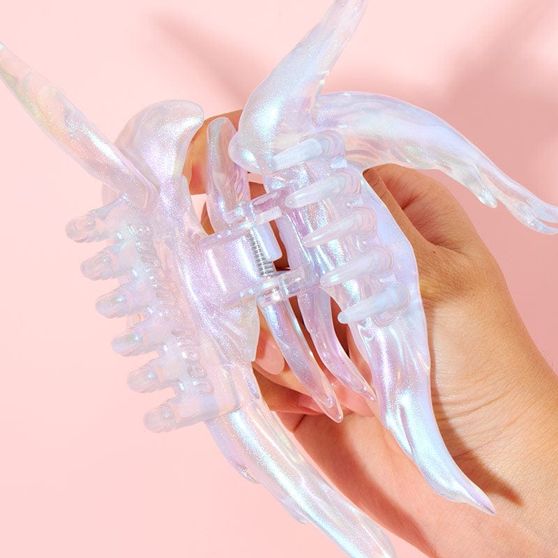 Iridescent Transparent Angel Hair Claw Clips | NueShiny&BurningMoon
