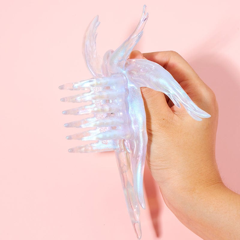 Iridescent Transparent Angel Hair Claw Clips | NueShiny&BurningMoon