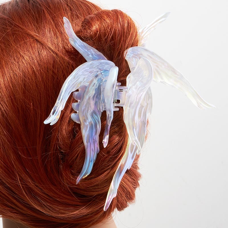Iridescent Transparent Angel Hair Claw Clips | NueShiny&BurningMoon