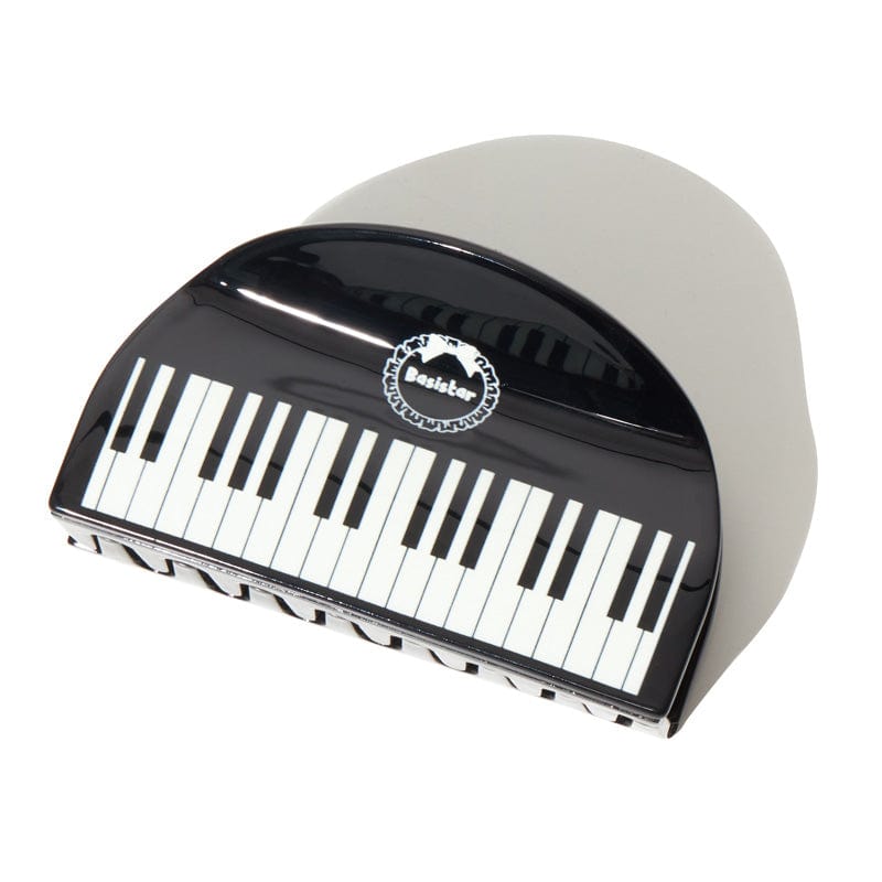 Large Black And White Piano Hair Claw Clips | NueShiny & BASISTAR