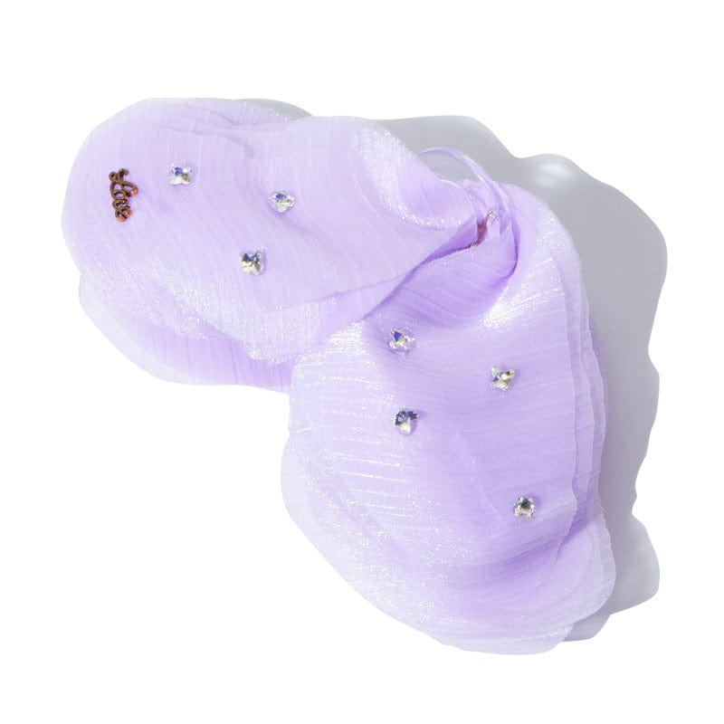 Jumbo Taro Purple Tulle Butterfly Hair Claw Clips | NueShiny & oziz