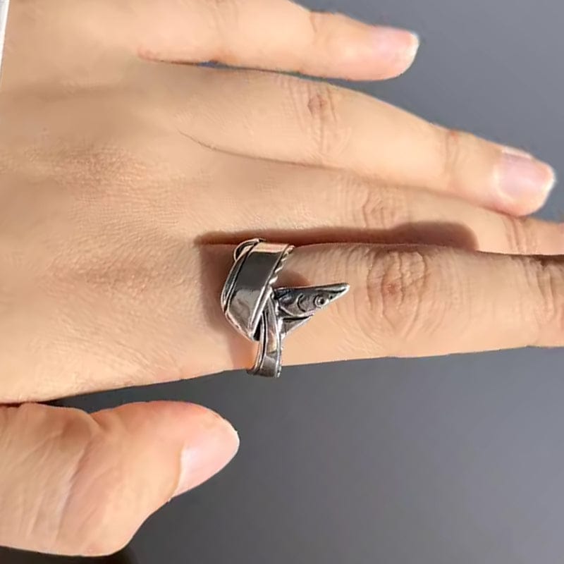 Silver Ribbonfish Ring | NueShiny & XUANBAKA