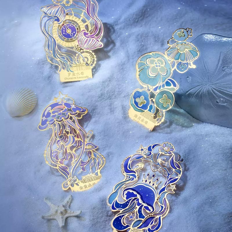 LIMITED EDITION Luminous Jellyfish Dual-Use Bookmark & Magnet | NueShiny&Natural History Museum of China