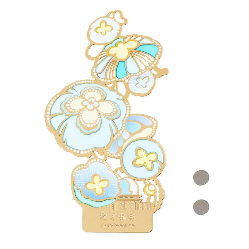 LIMITED EDITION Moon jellyfish Dual-Use Bookmark & Magnet | NueShiny&Natural History Museum of China