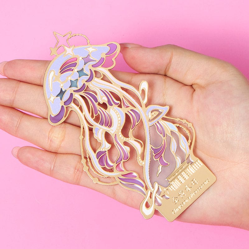 LIMITED EDITION Luminous Jellyfish Dual-Use Bookmark & Magnet | NueShiny&Natural History Museum of China