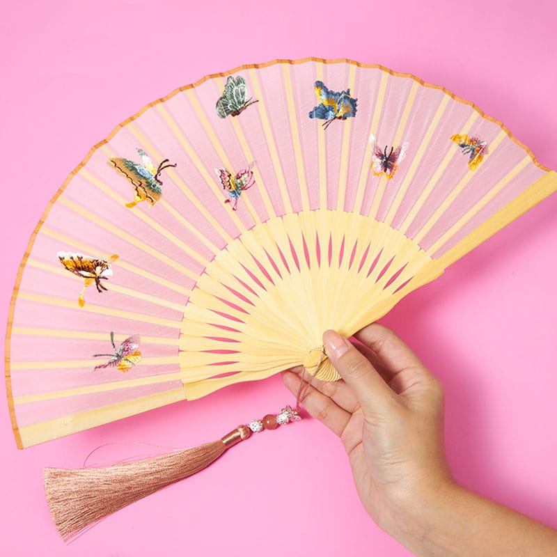 Butterfly Double-Sided Suzhou Embroidery Fan｜NuShiny×Suzhou Lao Chang Meng