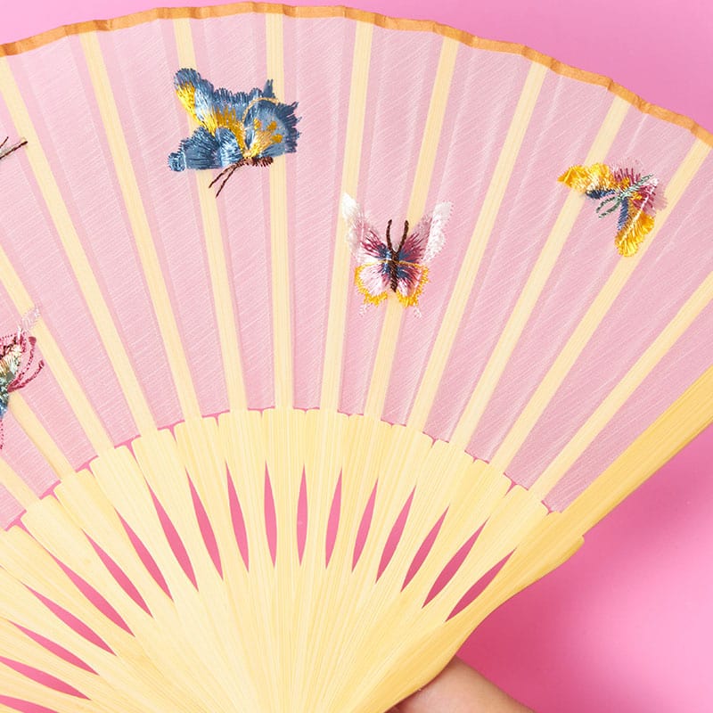 Butterfly Double-Sided Suzhou Embroidery Fan｜NuShiny×Suzhou Lao Chang Meng
