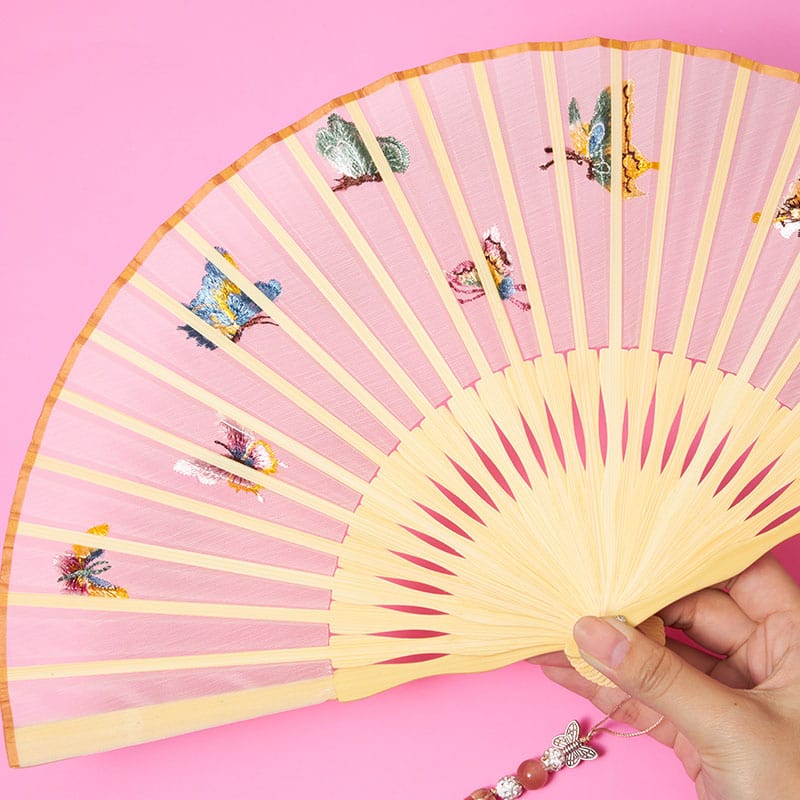 Butterfly Double-Sided Suzhou Embroidery Fan｜NuShiny×Suzhou Lao Chang Meng