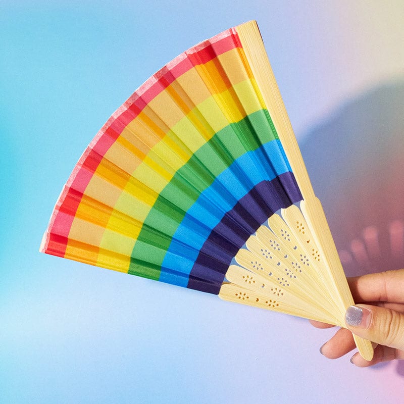 Rainbow Folding Fan | NueShiny